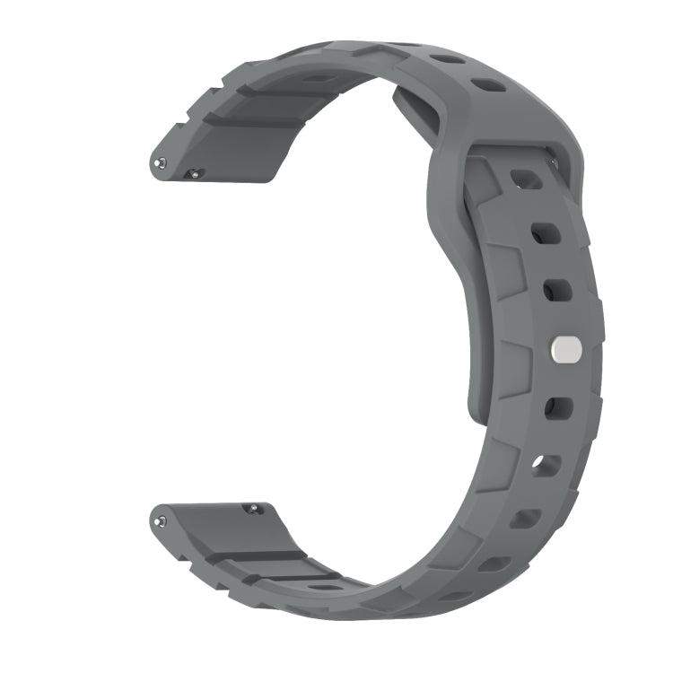 20mm Armor Silicone Watch Band(Space Grey)