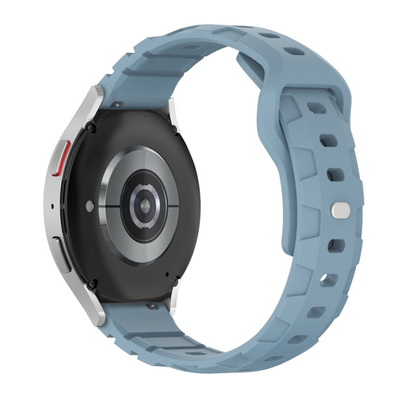 20mm Armor Silicone Watch Band(Rock Blue)