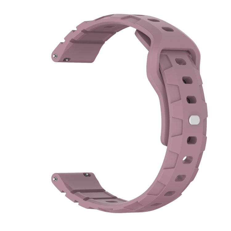 20mm Armor Silicone Watch Band(Dark Purple)
