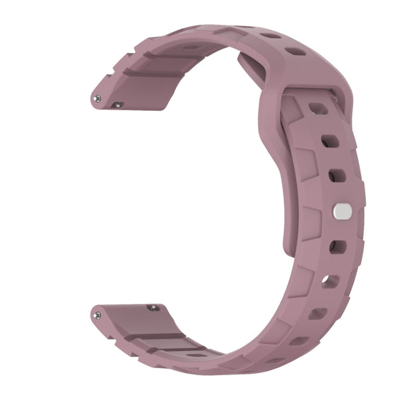 20mm Armor Silicone Watch Band(Dark Purple)
