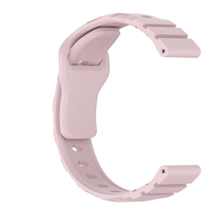22mm Armor Silicone Watch Band(Pink)