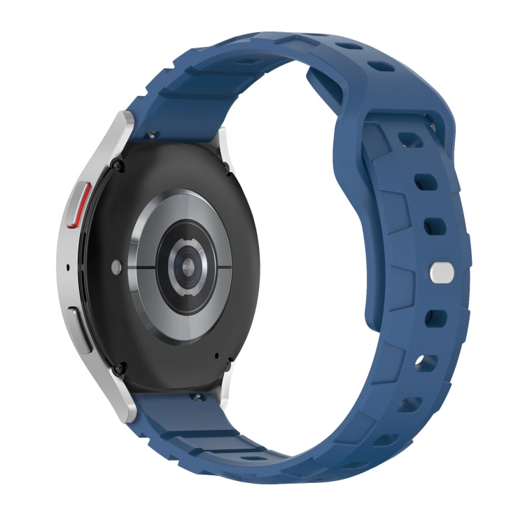 22mm Armor Silicone Watch Band(Dark Blue)