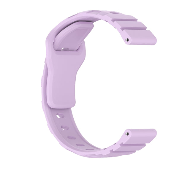 22mm Armor Silicone Watch Band(Purple)