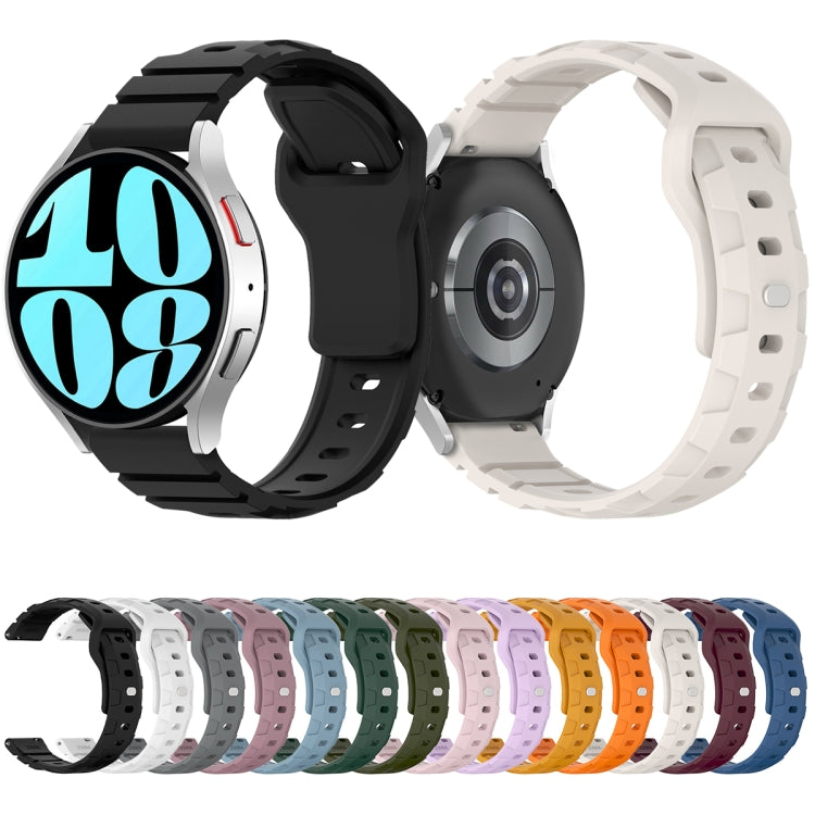 22mm Armor Silicone Watch Band(Yellow)