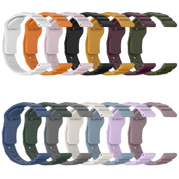 22mm Armor Silicone Watch Band(Purple)