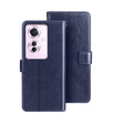 For OPPO Reno11 F 5G idewei Crazy Horse Texture Leather Phone Case(Blue) - free shipping - PMC Jewellery - Order now!