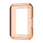 For Samsung Galaxy Fit 3 Half Pack Hollow TPU Watch Protective Case(Transparent Orange)