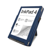 For Pocketbook InkPad Color 2 / 3 Calfskin Leather Smart Tablet Case(Blue)