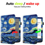 For Pocketbook Verse / Verse Pro Painted Calfskin Smart Leather Tablet Case(Starry Sky)