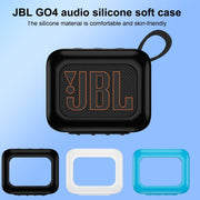 For JBL Go 4 Wireless Bluetooth Speaker Silicone Protective Case(White)