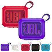 For JBL Go 4 Wireless Bluetooth Speaker Silicone Protective Case(Blue)