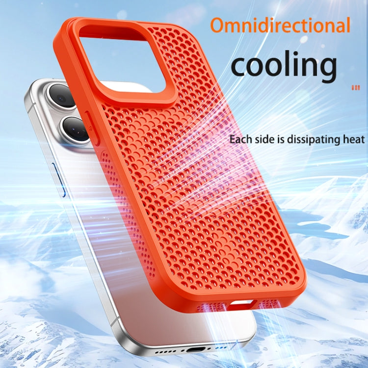 For iPhone 13 Pro Max MagSafe Magnetic Heat Dissipation Phone Case(Orange)