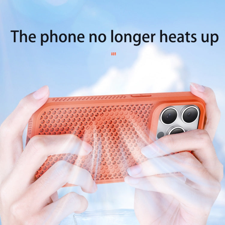 For iPhone 13 Pro Max MagSafe Magnetic Heat Dissipation Phone Case(Orange)