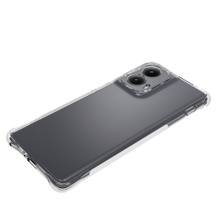 For Motorola Edge 5G 2024 Shockproof Non-slip Thickening TPU Phone Case(Transparent)