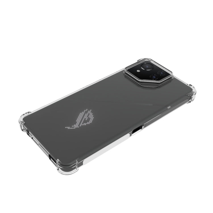 For Asus ROG Phone 8 Shockproof Non-slip Thickening TPU Phone Case(Transparent)