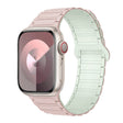 For Apple Watch 38mm I-Shaped Magnetic Silicone Watch Band(Pink Mint) - free shipping - PMC TechLife - Order now!