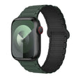 For Apple Watch 38mm I-Shaped Magnetic Silicone Watch Band(Dark Teal Black) - Watch Bands by PMC TechLife | Online Shopping South Africa | PMC TechLife