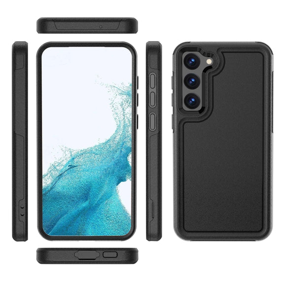For Samsung Galaxy S23 5G RedPepper Armor PC Hybrid TPU Phone Case(Black)