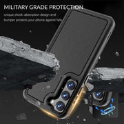 For Samsung Galaxy S23+ 5G RedPepper Armor PC Hybrid TPU Phone Case(Black)