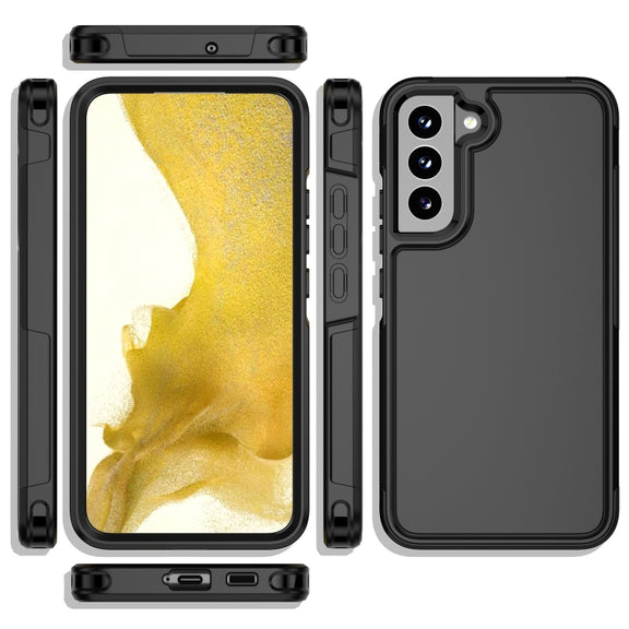 For Samsung Galaxy S22+ 5G RedPepper Armor PC Hybrid TPU Phone Case(Black)