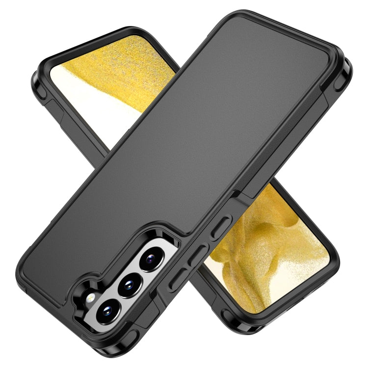 For Samsung Galaxy S22+ 5G RedPepper Armor PC Hybrid TPU Phone Case(Black)