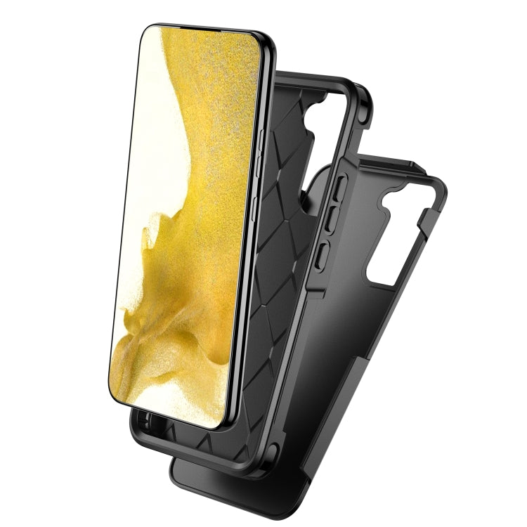 For Samsung Galaxy S22+ 5G RedPepper Armor PC Hybrid TPU Phone Case(Black)