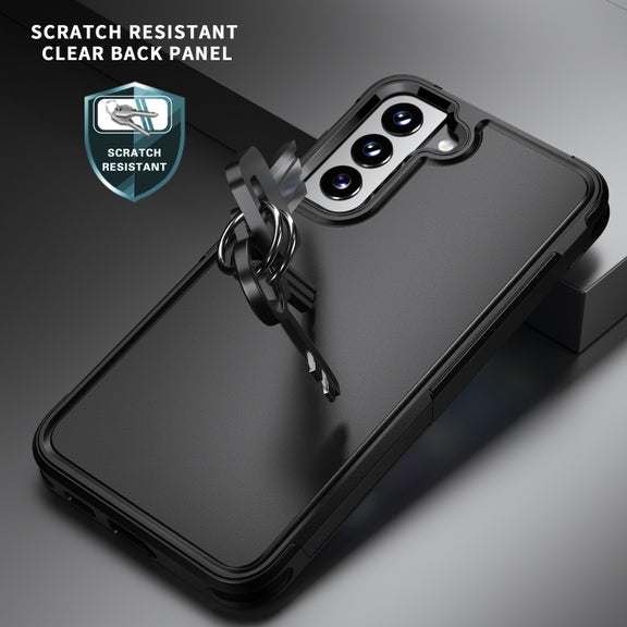For Samsung Galaxy S22+ 5G RedPepper Armor PC Hybrid TPU Phone Case(Black)