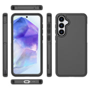 For Samsung Galaxy A55 5G RedPepper Armor PC Hybrid TPU Phone Case(Black)
