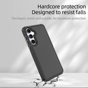 For Samsung Galaxy A55 5G RedPepper Armor PC Hybrid TPU Phone Case(Black)