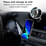 For iPhone 13 Pro RedPepper Armor Magsafe PC Hybrid TPU Phone Case(Black)