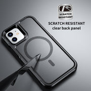 For iPhone 12 / 12 Pro RedPepper Armor Magsafe PC Hybrid TPU Phone Case(Black)