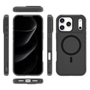 For iPhone 17 Pro Max RedPepper Armor Magsafe PC Hybrid TPU Phone Case(Black)