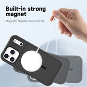 For iPhone 17 Pro Max RedPepper Armor Magsafe PC Hybrid TPU Phone Case(Black)