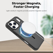 For iPhone 17 Pro Max RedPepper Armor Magsafe PC Hybrid TPU Phone Case(Black)