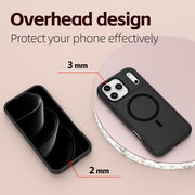 For iPhone 17 Pro Max RedPepper Armor Magsafe PC Hybrid TPU Phone Case(Black)