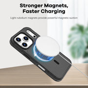 For iPhone 17 Pro RedPepper Armor Magsafe PC Hybrid TPU Phone Case(Black)