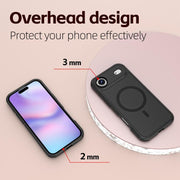 For iPhone 17 Air RedPepper Armor Magsafe PC Hybrid TPU Phone Case(Black)