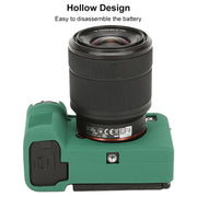 For Sony ILCE-7CM2 / A7C II / A7CR Litchi Texture Soft Silicone Protective Case(Green)