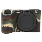 For Sony ILCE-6700 / A6700 Glossy Soft Silicone Protective Case(Camouflage)
