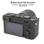 For Sony ILCE-7CM2 / A7C II / A7CR Glossy Soft Silicone Protective Case(Black)