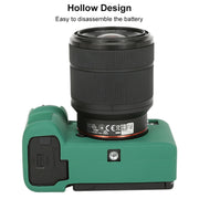 For Sony ILCE-7CM2 / A7C II / A7CR Glossy Soft Silicone Protective Case(Green)