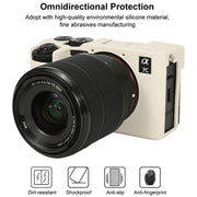 For Sony ILCE-7CM2 / A7C II / A7CR Glossy Soft Silicone Protective Case(White)