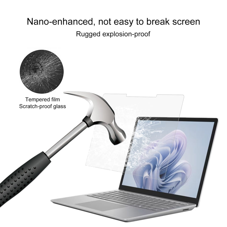 For Microsoft Surface Laptop 6 15 2pcs 9H 0.3mm Explosion-proof Tempered Glass Film