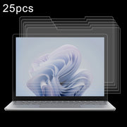 For Microsoft Surface Laptop 6 13.5 25pcs 9H 0.3mm Explosion-proof Tempered Glass Film