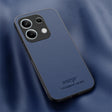 For Redmi Note 13 Pro 4G HUIYI Leather Magnetic Phone Case(Blue) - Xiaomi Cases by PMC TechLife | Online Shopping South Africa | PMC TechLife | Buy Now Pay Later Mobicred