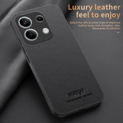 For Redmi Note 13 Pro 4G HUIYI Leather Magnetic Phone Case(Blue)
