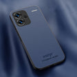 For Xiaomi Redmi Note 13 Pro+ HUIYI Leather Magnetic Phone Case(Blue) - Note 13 Pro+ Cases by PMC TechLife | Online Shopping South Africa | PMC TechLife | Buy Now Pay Later Mobicred