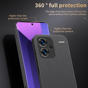 For Xiaomi Redmi Note 13 Pro+ HUIYI Leather Magnetic Phone Case(Blue)