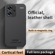 For Xiaomi Redmi Note 13 Pro+ HUIYI Leather Magnetic Phone Case(Blue)
