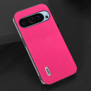 For Google Pixel 9 ABEEL Arashi Texture PU Phone Case(Rose Red)